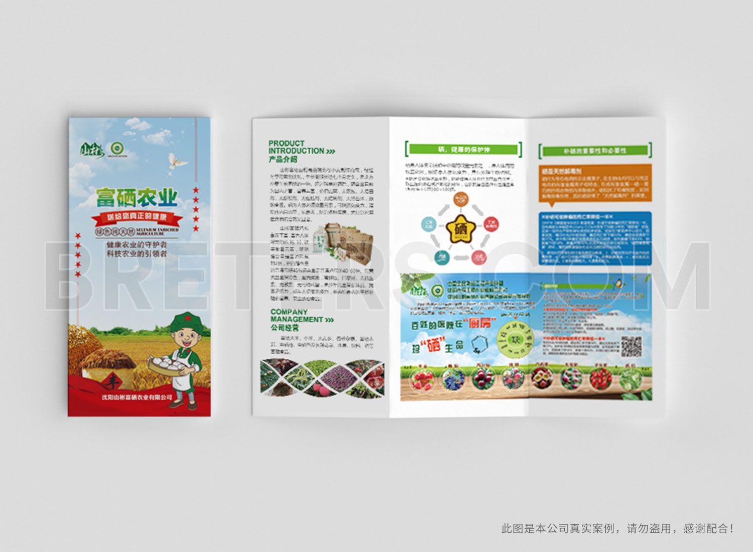 山彬富硒农业宣传物料设计